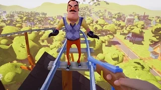 ROLLERCOASTER!! | Hello Neighbor Alpha 4 | Fan Choice Friday