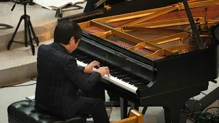 Taige Wang playing Mozart Piano Concerto No. 20 in D Minor, K466