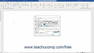 Word 2019 and 365 Tutorial Inserting Symbols Microsoft Training