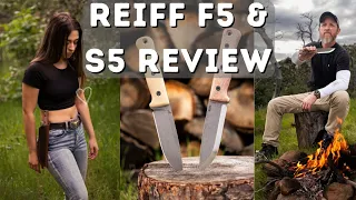 Are These The Ultimate American Made Survival & Bushcraft Knives? - Reiff S5 & F5 Review