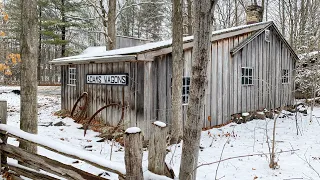 Wintertime at the 1800s Blacksmith Shop