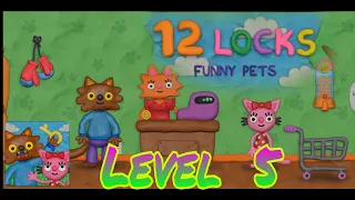 12 Locks Funny Pets - Level 5 Walkthrough [ RUD Present ]