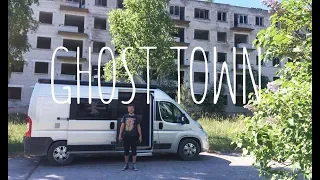 Urban exploring with a van I Abandoned soviet military base in Latvia!