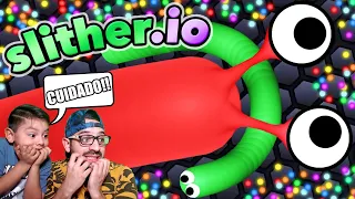 El Gusano mas Fuerte de Slither.io | Los Gusanos de Colores Regresan | Juegos Karim Juega