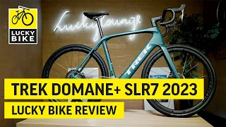 TREK DOMANE+ SLR 7 2023 REVIEW | High-End E-Rennrad mit innovativem TQ Motor!