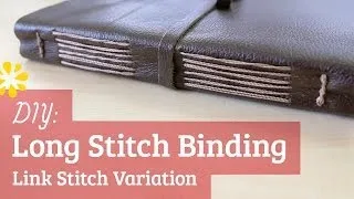 DIY Long Stitch Bookbinding Tutorial | Sea Lemon