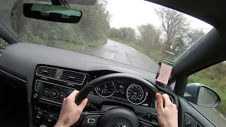 VW Golf R POV Drive | England