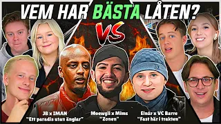 VEM HAR BÄSTA LÅTEN? (Einar x VC Barre, Jaffar Byn, Moewgli) | Swedish Rap Reaction | #52