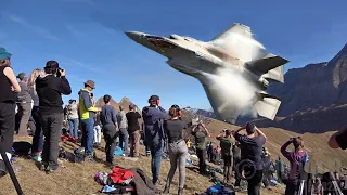 AXALP  The Greatest AvGeek Show on Earth!! Spectacular Swiss AirForce Live Firing!!