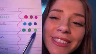 Lofi Asmr series of eye charts /colour tests and letter tests 👁 👁🤔