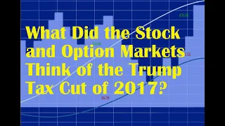 What Did the Stock and Option Markets Think of the Trump Tax Cut of 2017?