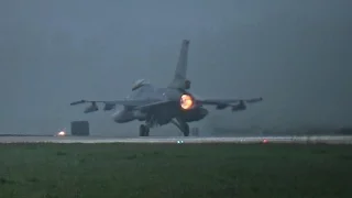 Loud Afterburner Takeoffs at FRISIAN FLAG 2016