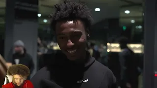 Travis Hunter touring Colorado's football facility with Deestroying