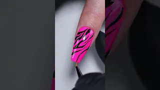 Summer Zebra Barbie Pink Nail Art | BORN PRETTY