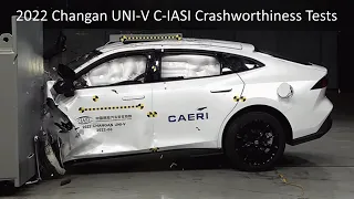 2022-2023 Changan UNI-V (长安UNI-V) C-IASI Crashworthiness Tests (Small Overlap Crash Tests + More)