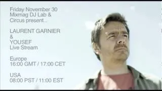 Laurent Garnier & Yousef Live DJ Stream: This Friday!