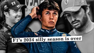 The 2024 F1 Silly Season is OVER