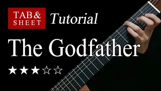 The Godfather - Fingerstyle Lesson + TAB