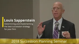 2018 Succession Planning Seminar. Start planning today.