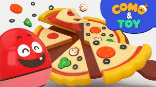 Como | Puzzle Pizza | Learn colors and words | Cartoon video for kids | Como Kids TV