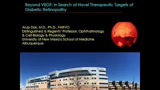 Beyond VEGF: In Search of Novel Therapeutic Targets of Diabetic Retinopathy,  Prof. Arup Das,