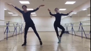 Evgenia Medvedeva - first electro-boogie dance practice, 2016