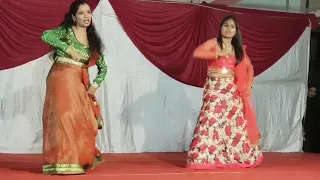 Ganpati Performance | ek do teen | Dance on madhuri song | Girls duet dance |Kamariya dance