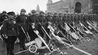 Военный #Парад Победы 24 июня 1945 года (фрагмент)