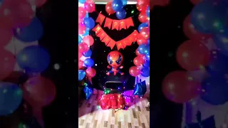 spiderman theme birthday party