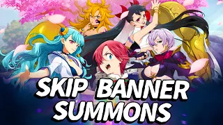 INSANE Mega Skip Banner Summons! 🔥 (6 SSR Banner) | 7DS Grand Cross