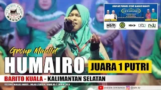 Humairo - Barito Kuala, Kalsel. (Juara 1 Putri Festival Maulid SyaHab 2019)