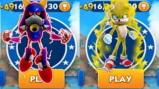 Sonic Dash - Metal Sonic VS Movie Super Sonic _ Movie Sonic vs All Bosses Zazz Eggman