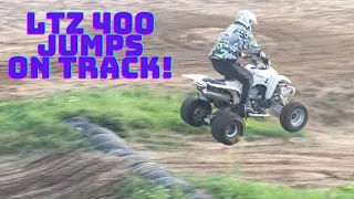 LTZ 400 JUMPS ON TRACK! #ltz400 #suzuki #motocross