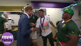 Duke of Sussex Congratulates South African Rugby Team