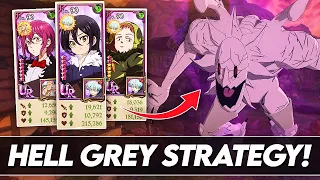 Complete Hell *GREY* Demon Guide! Team Comps & Strategy! *2 Turn Clears* (7DS Guide) 7DS Grand Cross