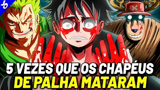 5 VEZES QUE OS CHAPÉUS DE PALHAS MATARAM PESSOAS EM ONE PIECE