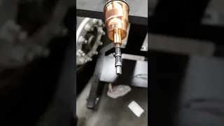 replacing injector cups in a d12 Volvo big rig