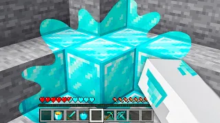 TOUT ce je TOUCHE se Transforme en DIAMANT sur Minecraft ! (RICHE)