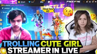 FLIRTING RANDOM CUTE GIRL STREAMER ON LONE WOLF😱 OP REACTION🔥 SHE CALL ME BOT👿