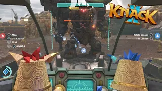 Knack 2 | 2 Player Chapter 7 Drive Tank Attack (PS5) co-op Gameplay, Game Mode Hard