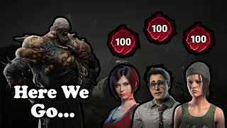 TAKING ON P300 SURVIVORS As NEMESIS! | Dead By Daylight