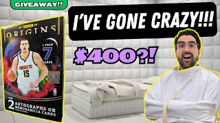 Why Did I Pay $400 for 7 Cards?! 2023-24 Panini Origins Basketball Hobby Box Review & Giveaway!!