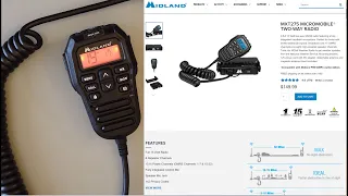 Midland MXT275 GMRS mobile radio review