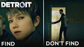 Find Kara vs Don't Find Kara (Good and Bad Consequences) - DETROIT BECOME HUMAN