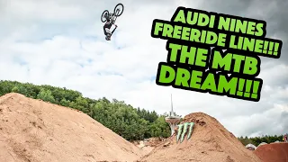 FREERIDE LINE AT AUDI NINES!!! IT'S THE DREAM!!!