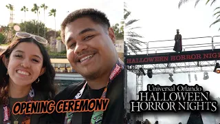 Halloween Horror Nights Opening Ceremony 2023 At Universal Studios Orlando | The Best View