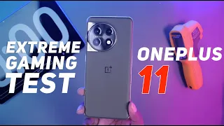 OnePlus 11 5G Extreme Gaming Test 🔥| Better and Faster Than iQOO 11? 🤯 | FPS METER and BATTERY TEST!