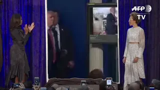 Michelle Obama Unveiling Trump Press Conference Cat Vibing To Ievan Polkk INCEPTION[RandomShit 2020]