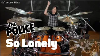 The Police - So Lonely - Kids Rock For Kids Global Collaboration [ Drum by Kalonica Nicx ]