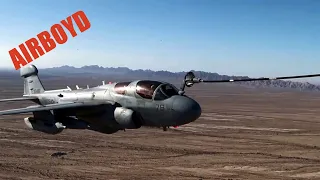 Low Altitude EA-6B Prowler Refueling